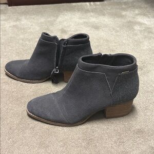 Toms Women's Ankle Booties - Dark Gray